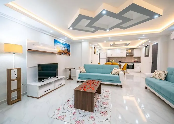 Kalkan Deniz Manzarali Havuzlu Bahceli *